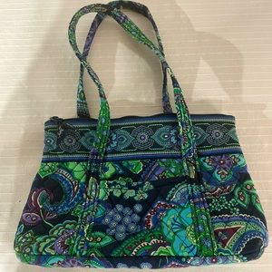 Vera Bradley Retired “Get Going Tote” in Blue Rhapsody Print